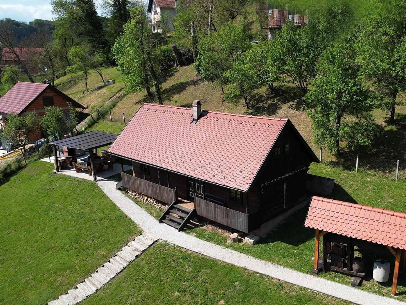 Tradicionalna Zagorska Drvena Kuca Stara Murva Tuheljske Toplice Kültér fotó